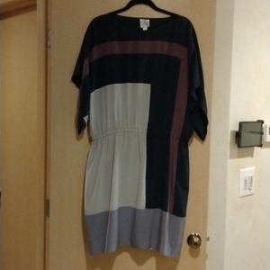 Suzi Chin For Maggie Boutique Color Block Dress Size 14
